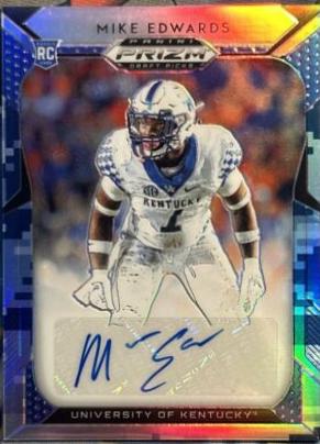 Mike Edwards [Autograph Camo Prizm] #299