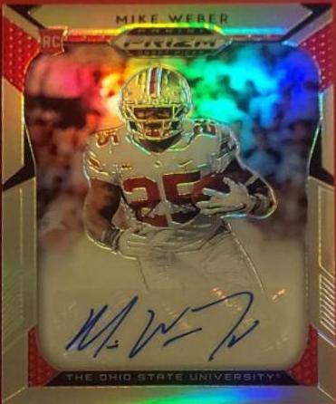 Mike Weber [Autograph Mojo Prizm] #139