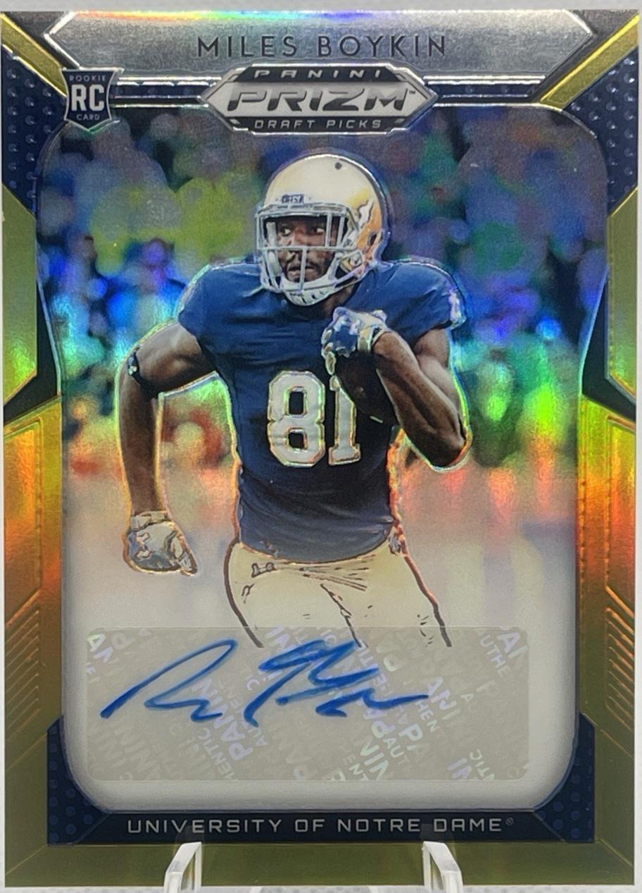Miles Boykin [Autograph Gold Prizm] #144