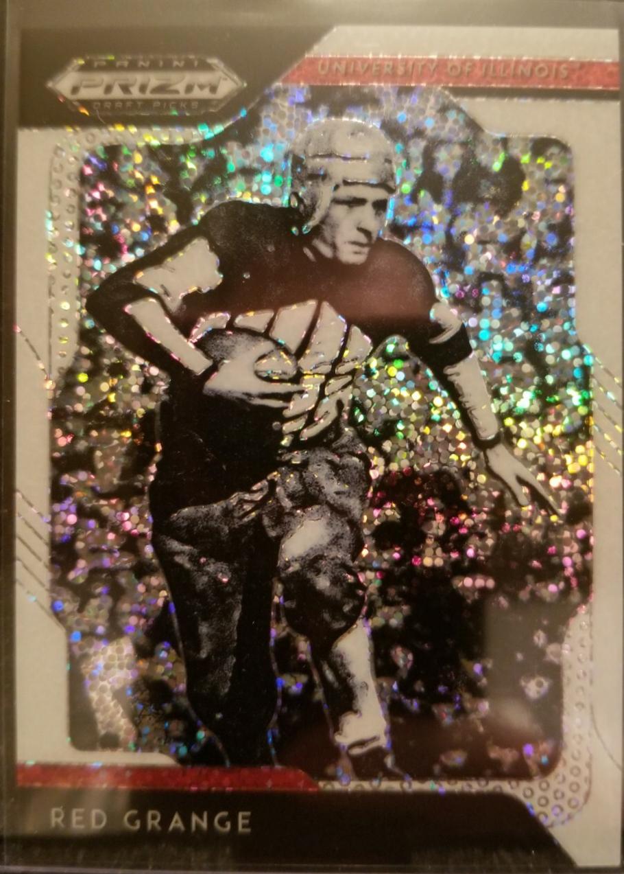 Red Grange [White Sparkle Prizm] #79