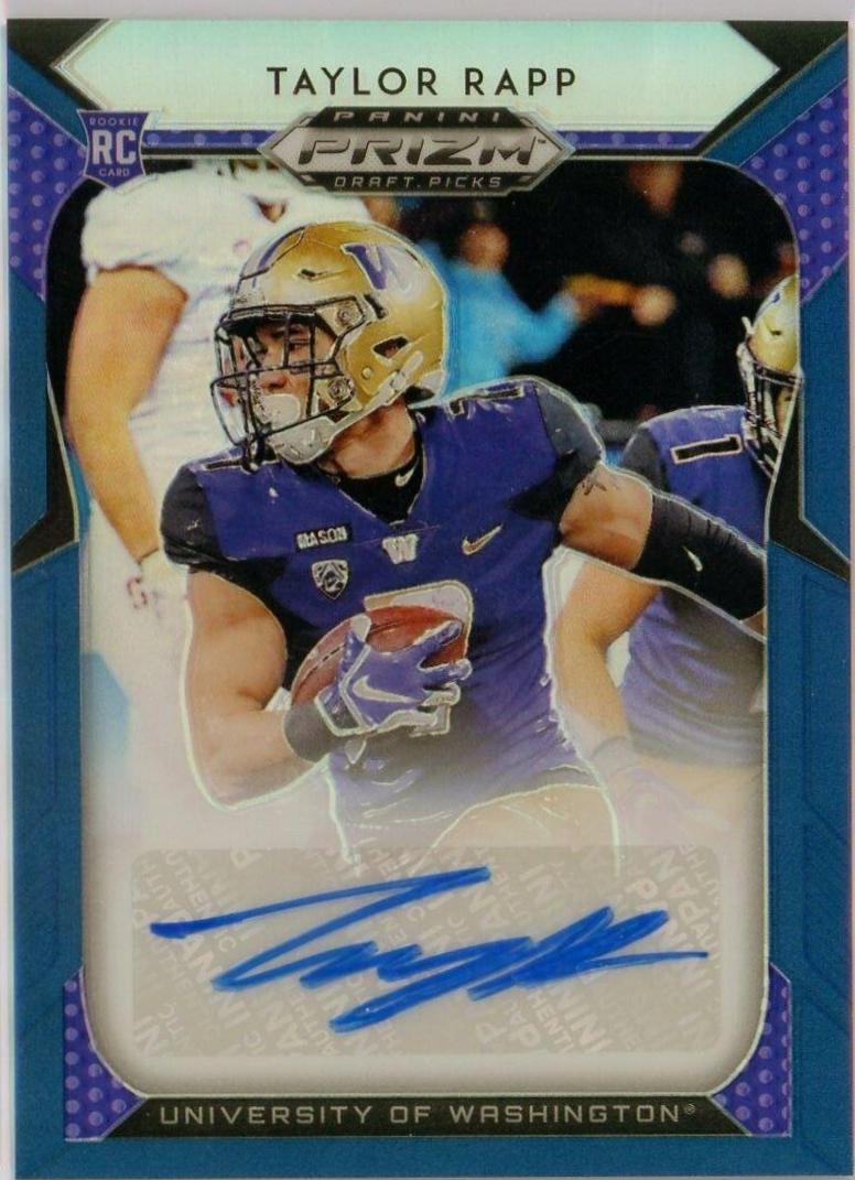Taylor Rapp [Autograph Blue Prizm] #197