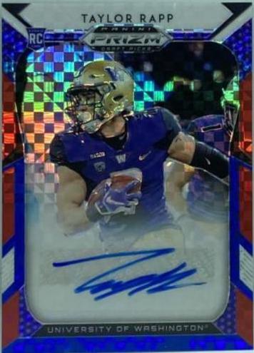 Taylor Rapp [Autograph Red, White, Blue Prizm] #197