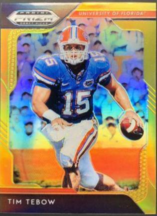 Tim Tebow [Gold Prizm] #91