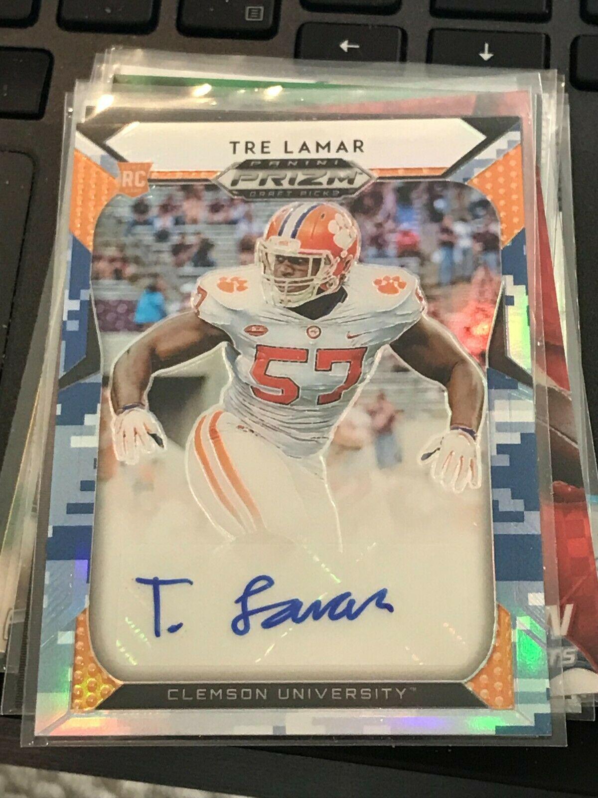 Tre Lamar [Autograph Camo Prizm] #210