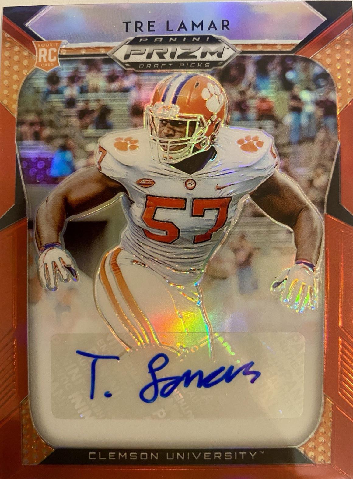 Tre Lamar [Autograph Red Prizm] #210