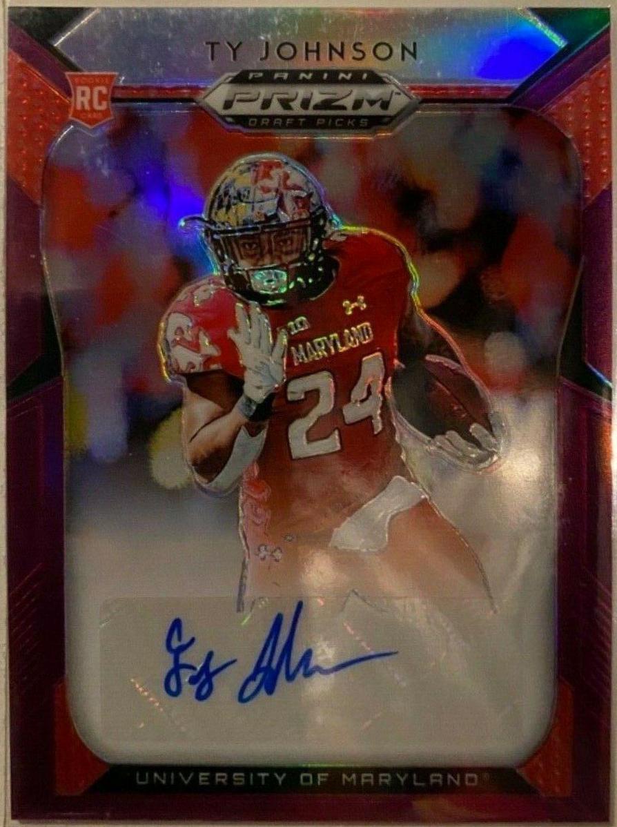 Ty Johnson [Autograph Purple Prizm] #239