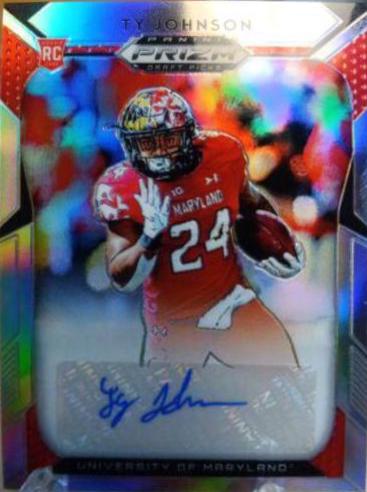 Ty Johnson [Autograph Red Prizm] #239