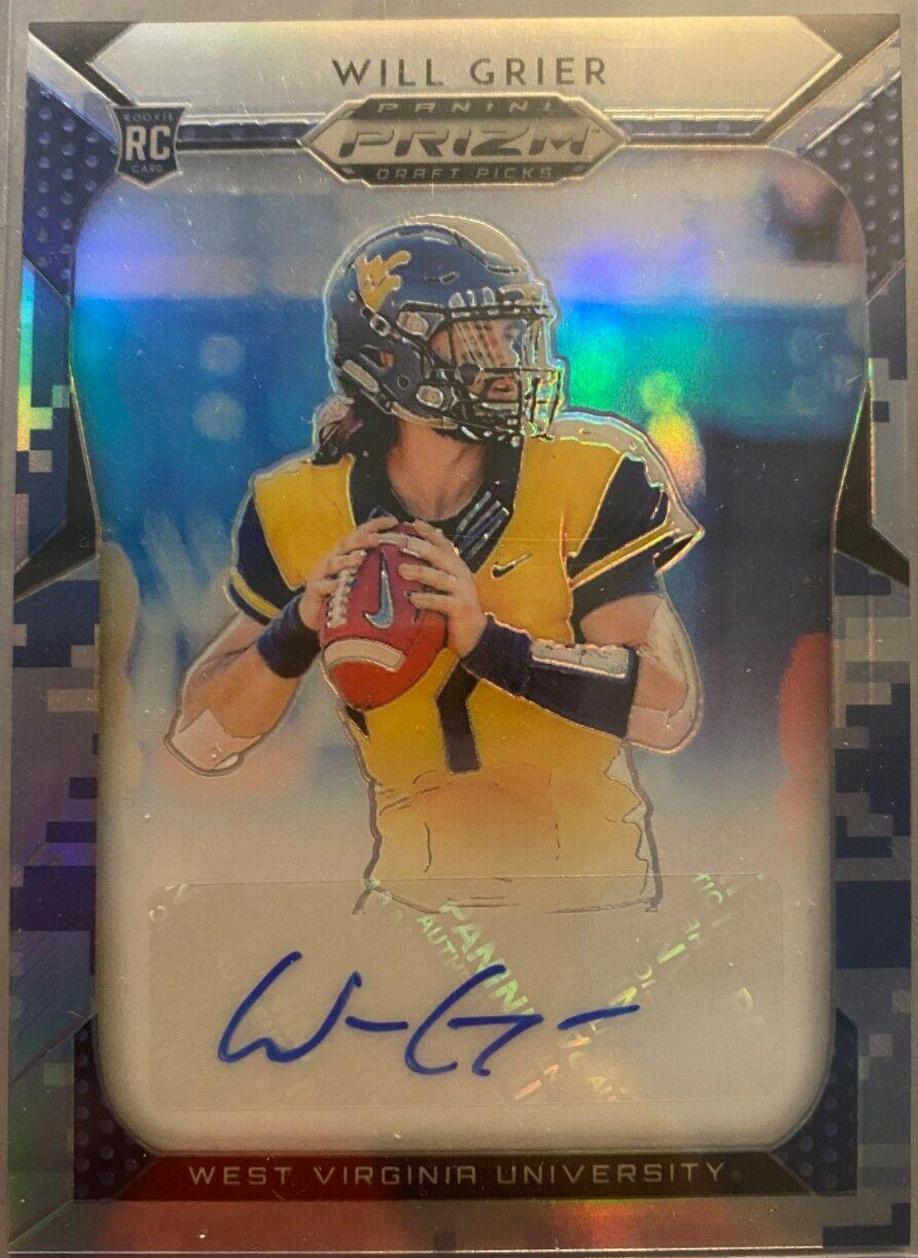 Will Grier [Autograph Camo Prizm] #104