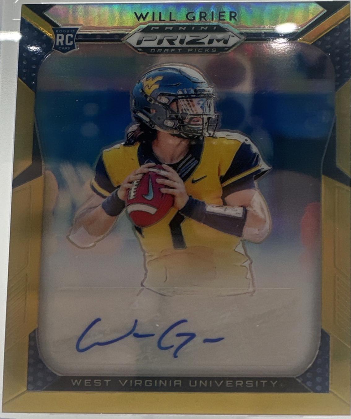 Will Grier [Autograph Gold Prizm] #104