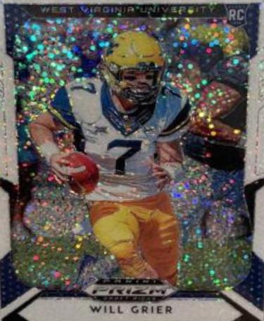 Will Grier [White Sparkle Prizm] #104