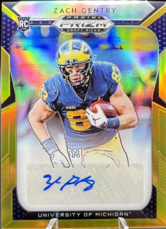 Zach Gentry [Autograph Gold Prizm] #272