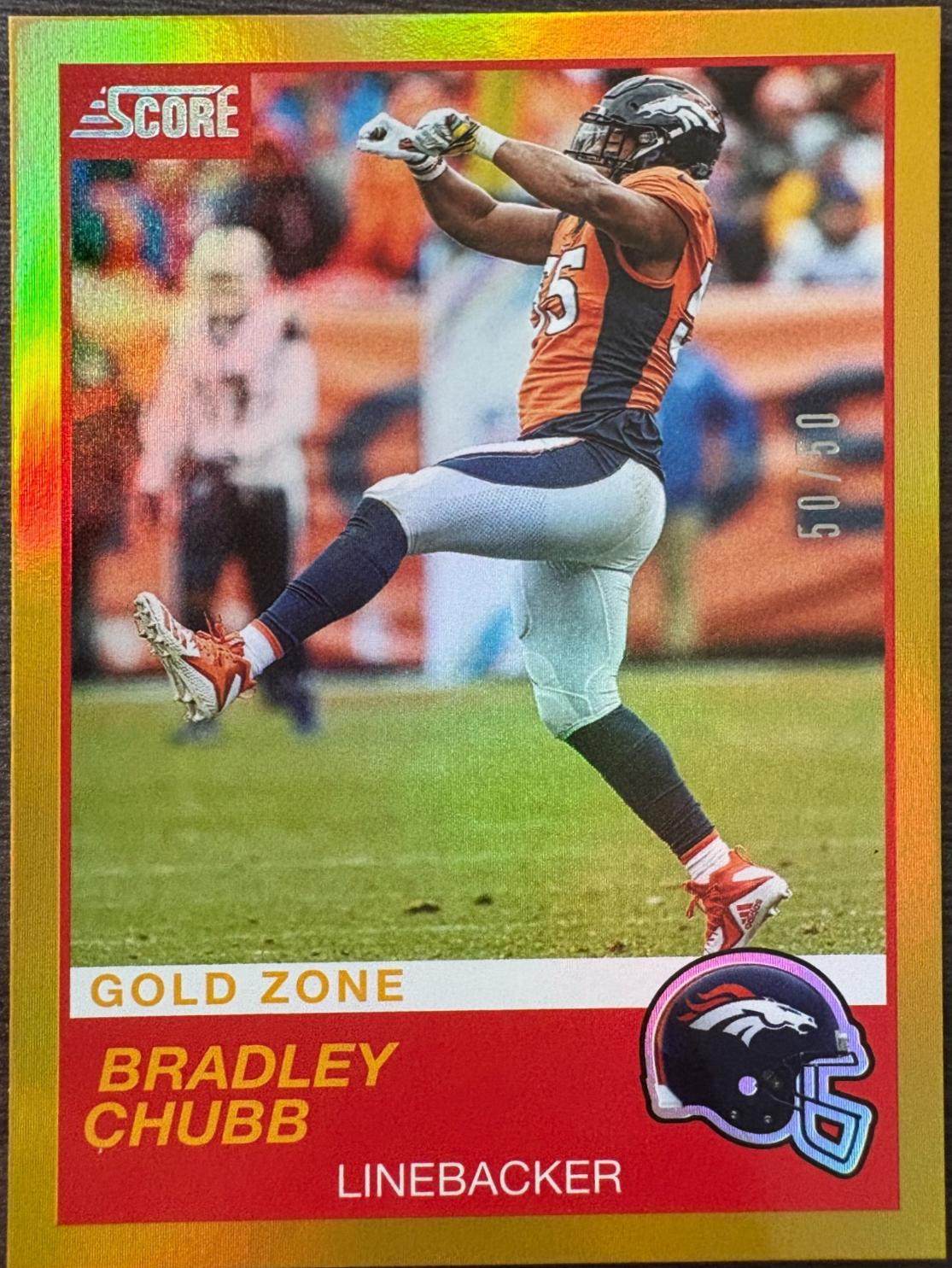 Bradley Chubb [Gold Zone] #19