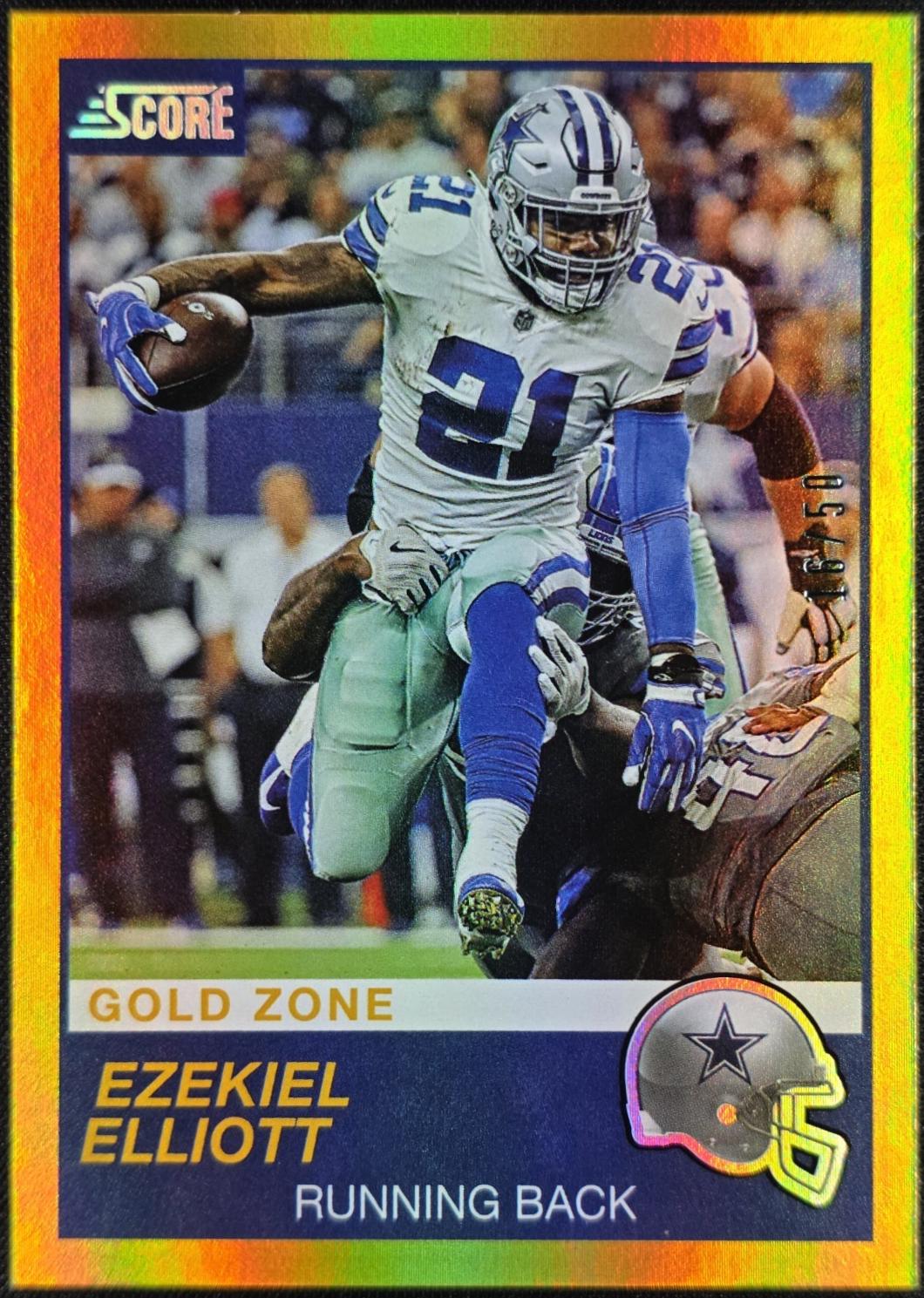 Ezekiel Elliott [Gold Zone] #164
