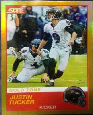 Justin Tucker [Gold Zone] #89