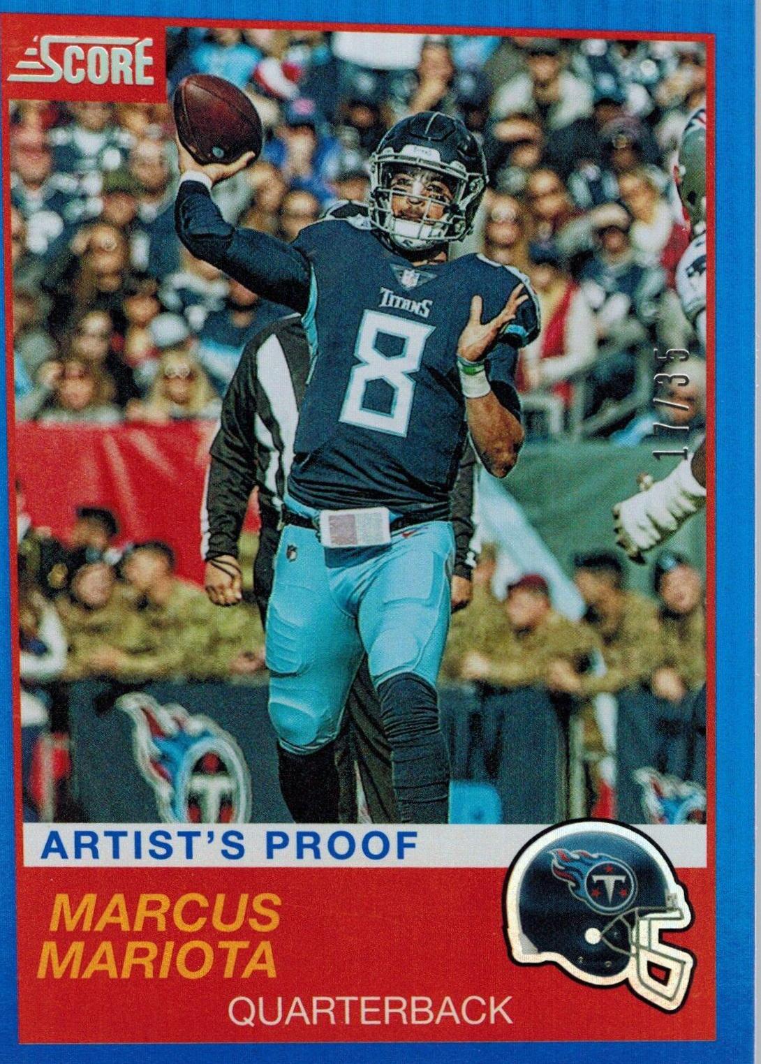 Marcus Mariota [Artist's Proof] #72