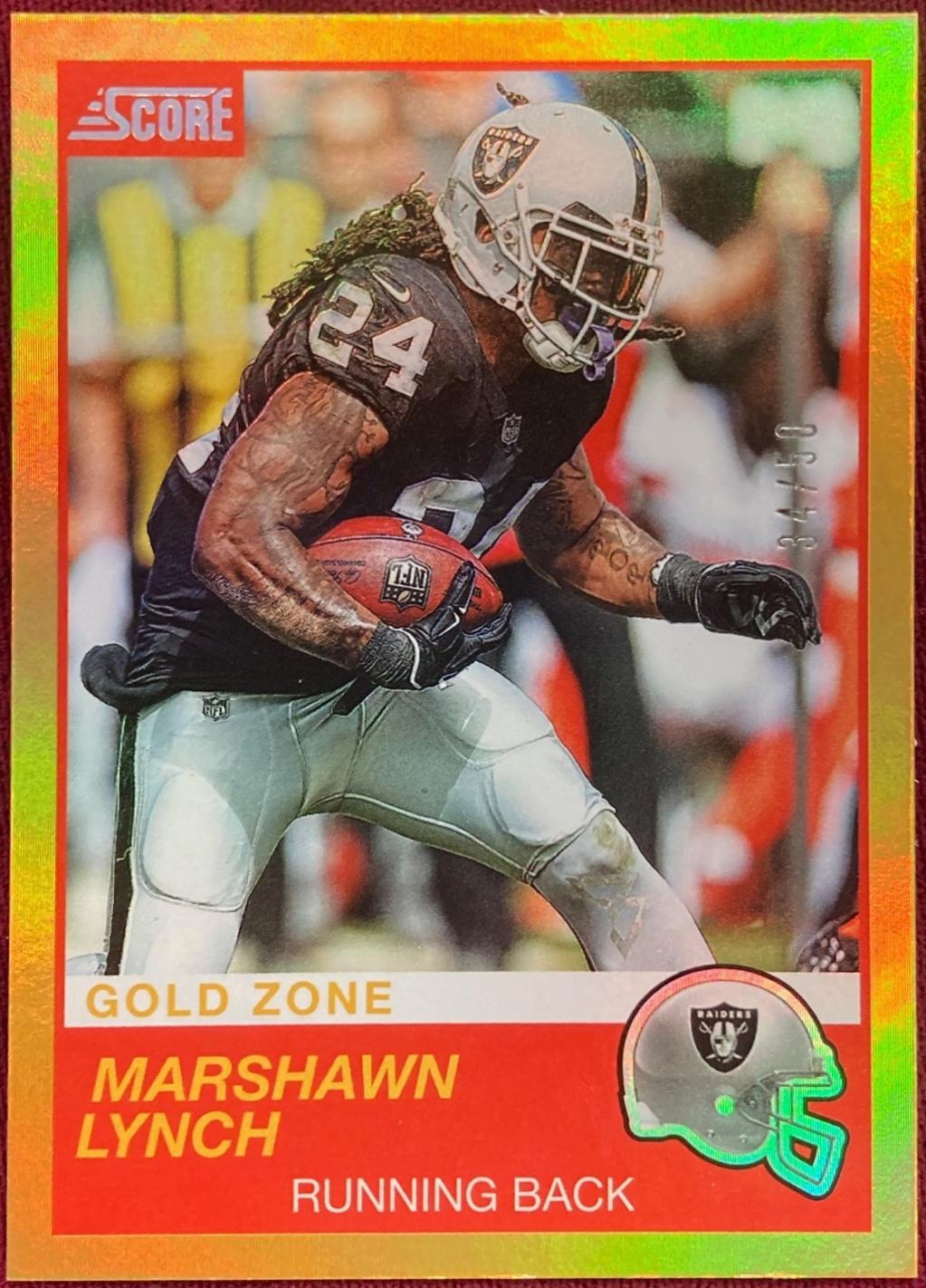 Marshawn Lynch [Gold Zone] #38
