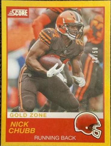 Nick Chubb [Gold Zone] #103
