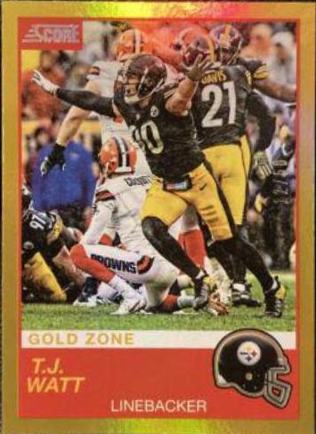 T.J. Watt [Gold Zone] #117