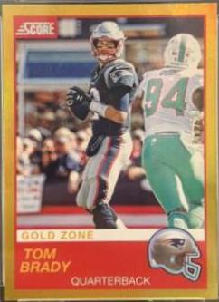 Tom Brady [Gold Zone] #142