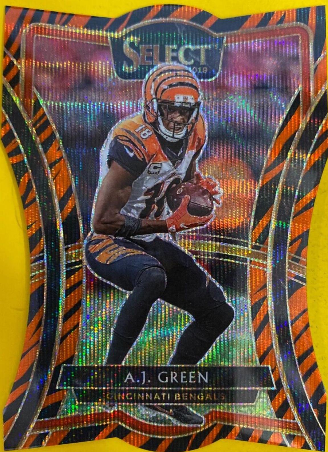 A.J. Green [Die Cut Tiger Prizm] #161