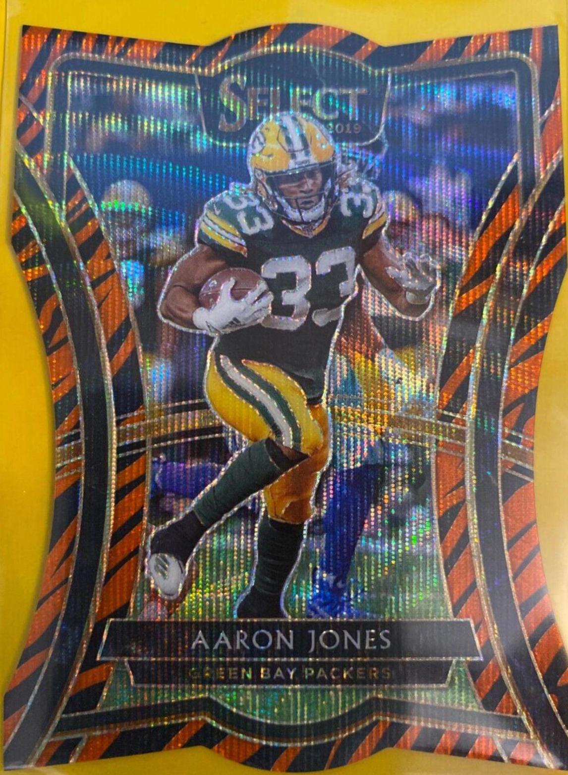 Aaron Jones [Die Cut Tiger Prizm] #163
