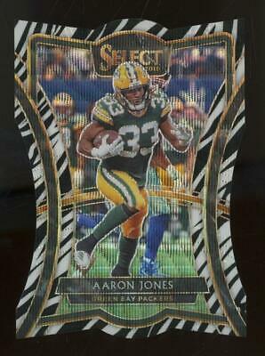 Aaron Jones [Die Cut Zebra Prizm] #163