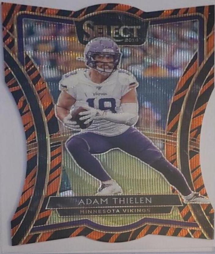Adam Thielen [Die Cut Tiger Prizm] #167