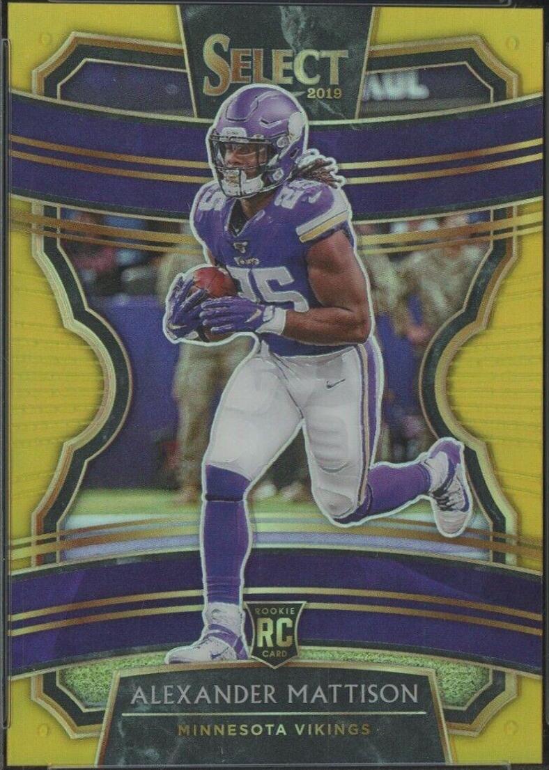 Alexander Mattison [Gold Prizm] #64