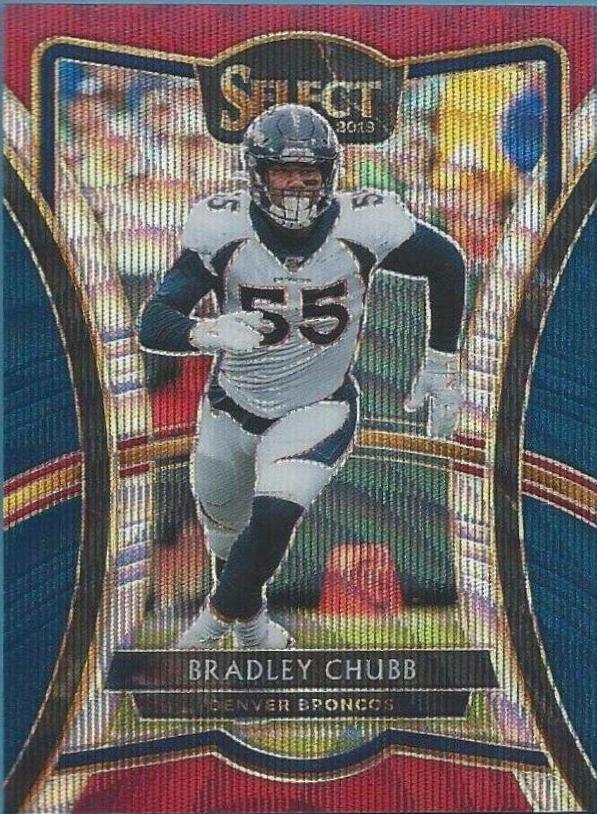 Bradley Chubb [Tri Color Prizm] #124