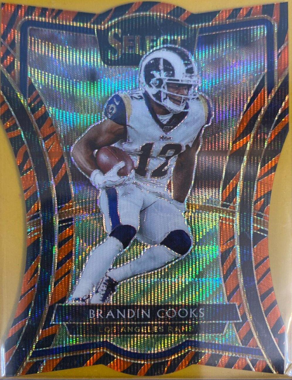 Brandin Cooks [Die Cut Tiger Prizm] #166