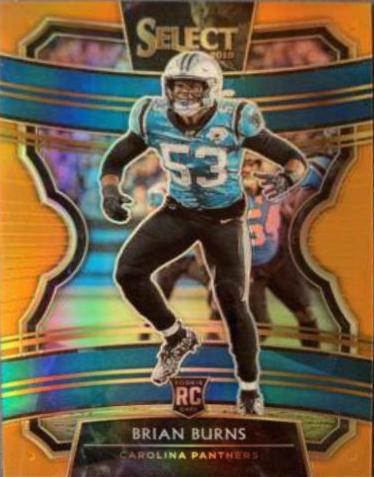 Brian Burns [Orange Prizm] #35
