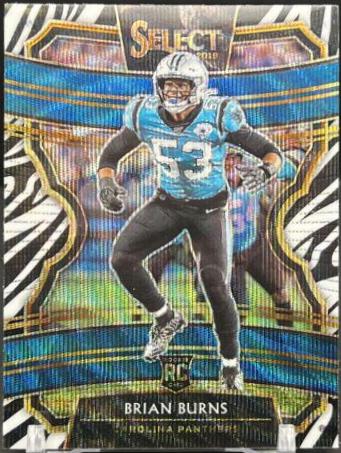 Brian Burns [Zebra Prizm] #35