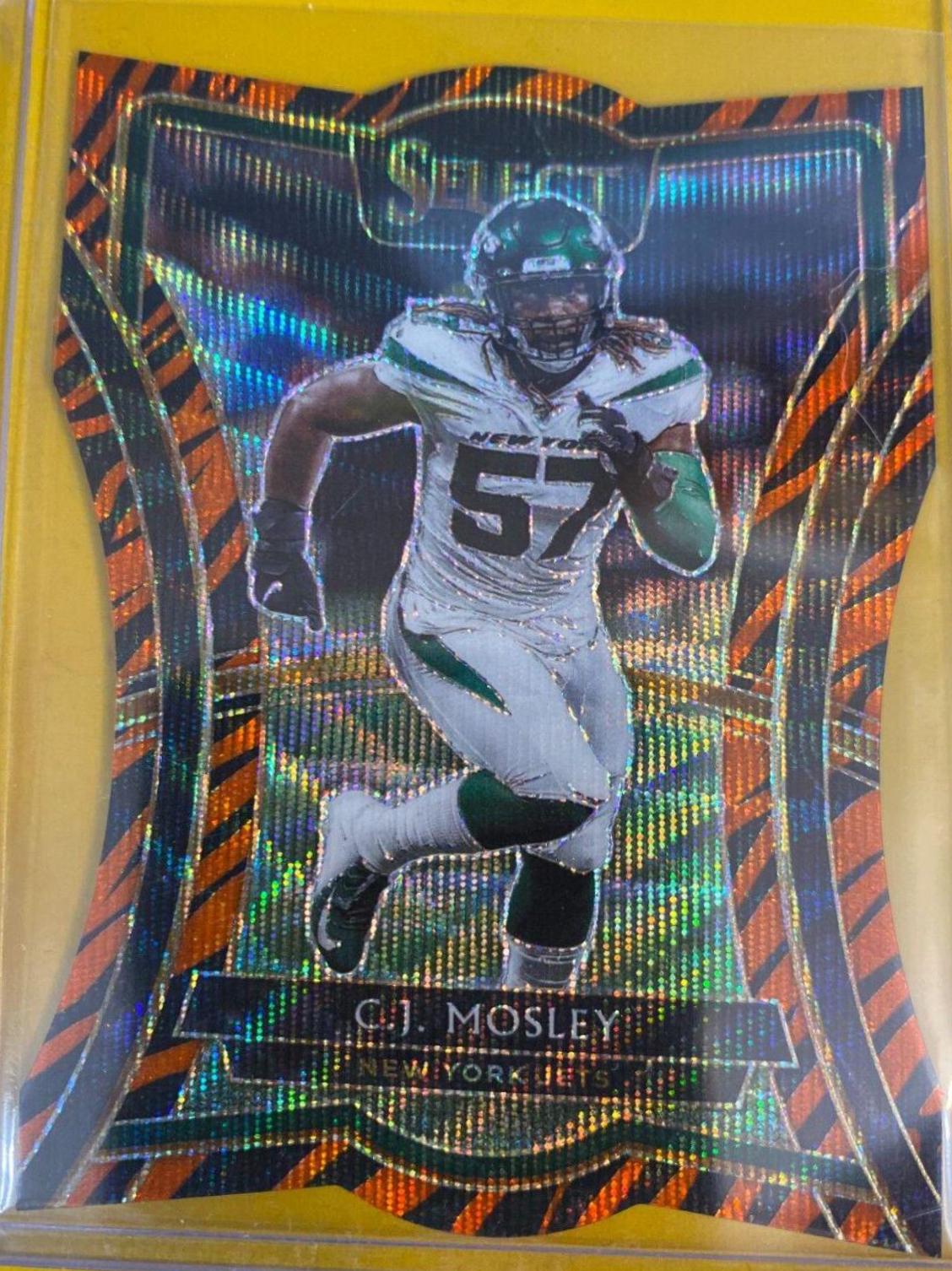 C.J. Mosley [Die Cut Tiger Prizm] #137