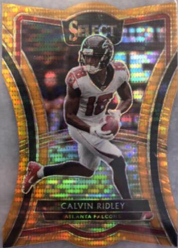 Calvin Ridley [Die Cut Orange Pulsar Prizm] #117