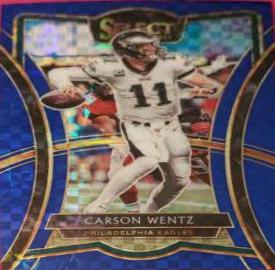 Carson Wentz [Blue Prizm] #148