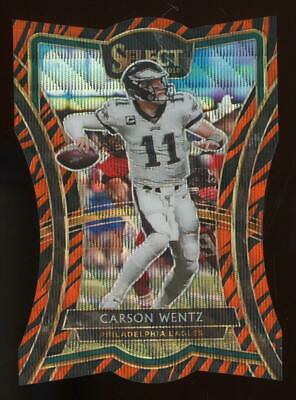 Carson Wentz [Die Cut Tiger Prizm] #148