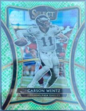 Carson Wentz [Dragon Scale Prizm] #148