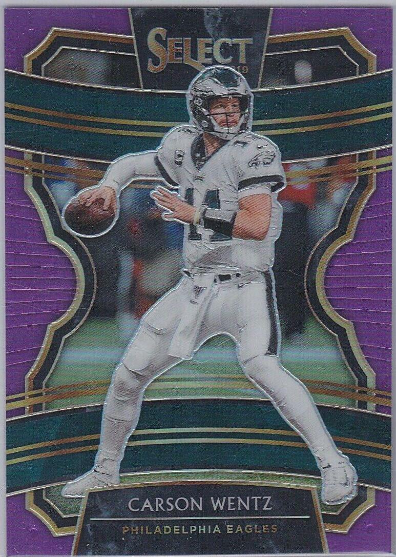 Carson Wentz [Purple Prizm] #15