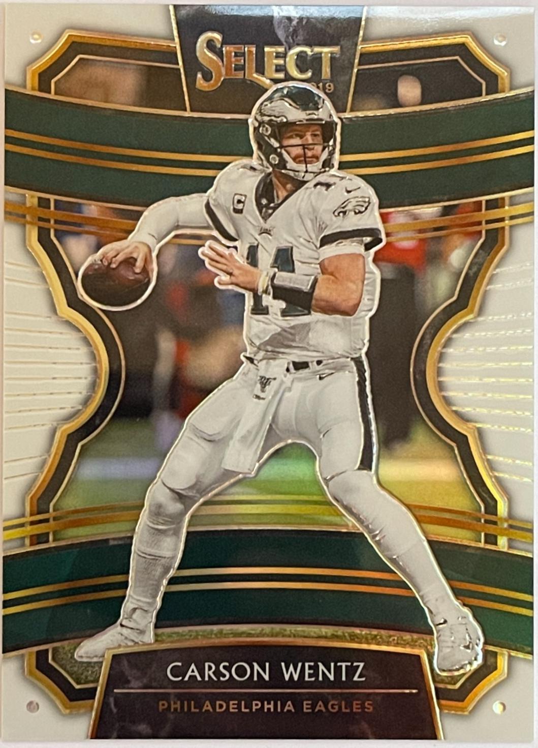 Carson Wentz [White Prizm] #15
