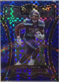 Chris Carson [Blue Prizm] #141