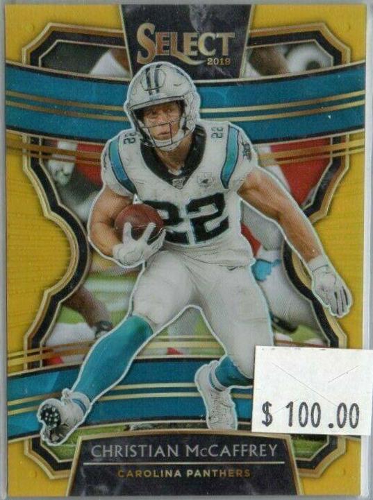 Christian McCaffrey [Gold Prizm] #46
