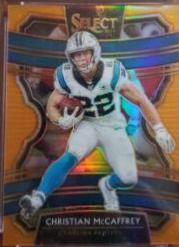 Christian McCaffrey [Orange Prizm] #46