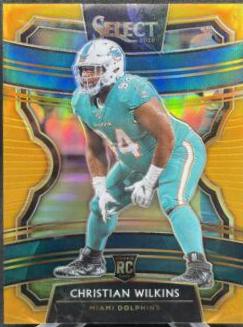 Christian Wilkins [Orange Prizm] #4