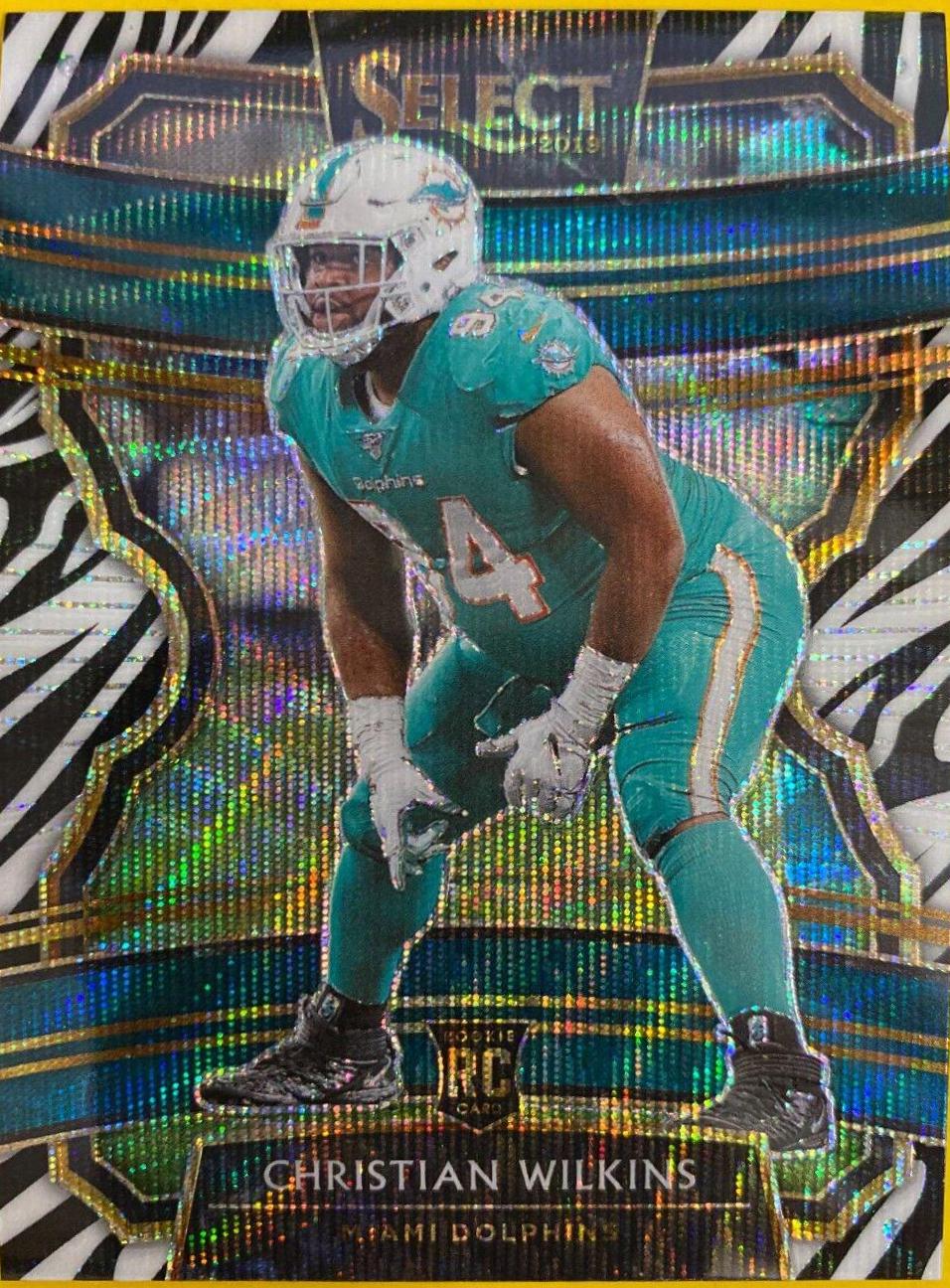 Christian Wilkins [Zebra Prizm] #4