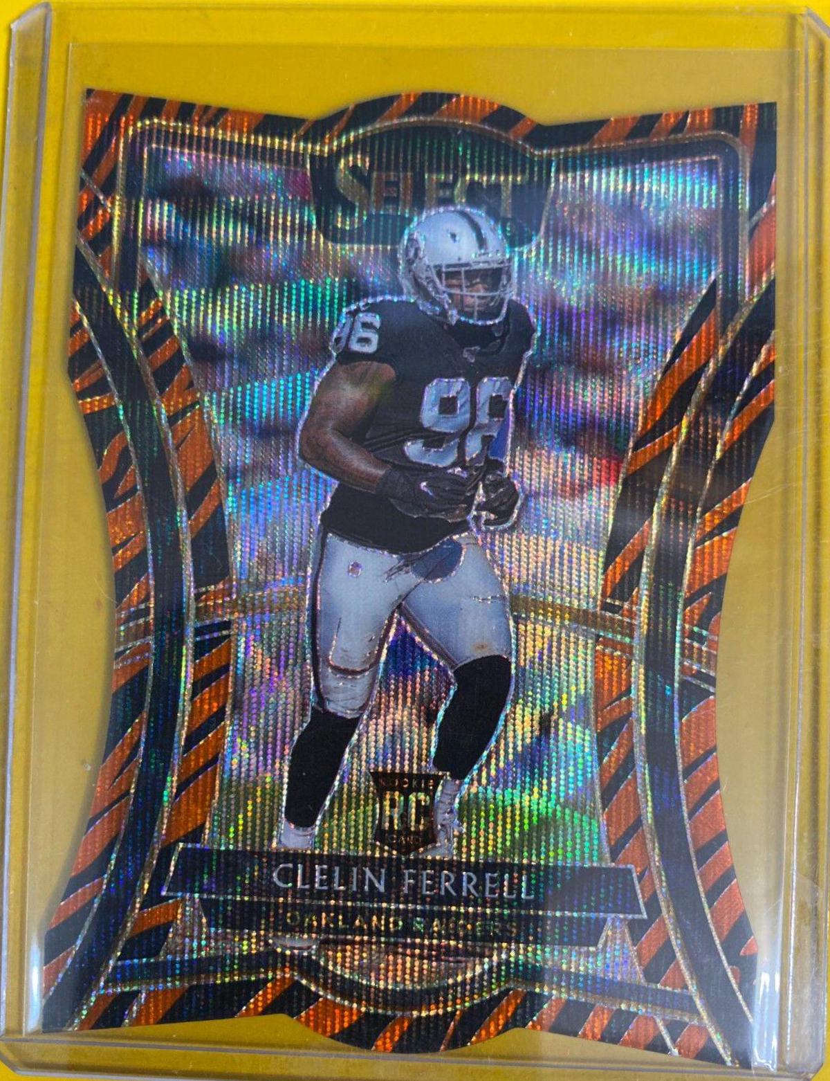 Clelin Ferrell [Die Cut Tiger Prizm] #109
