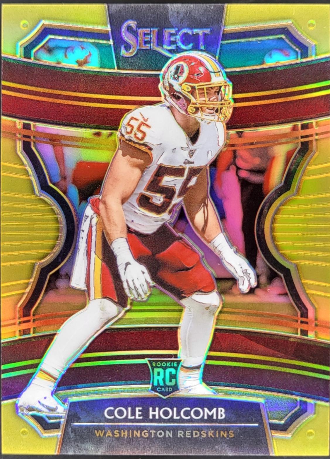Cole Holcomb [Gold Prizm] #63