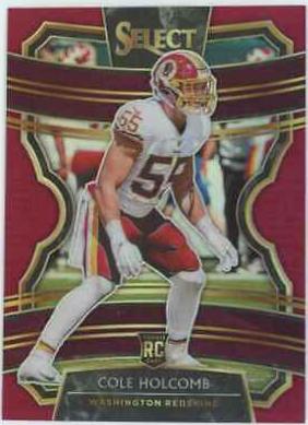 Cole Holcomb [Maroon Prizm] #63