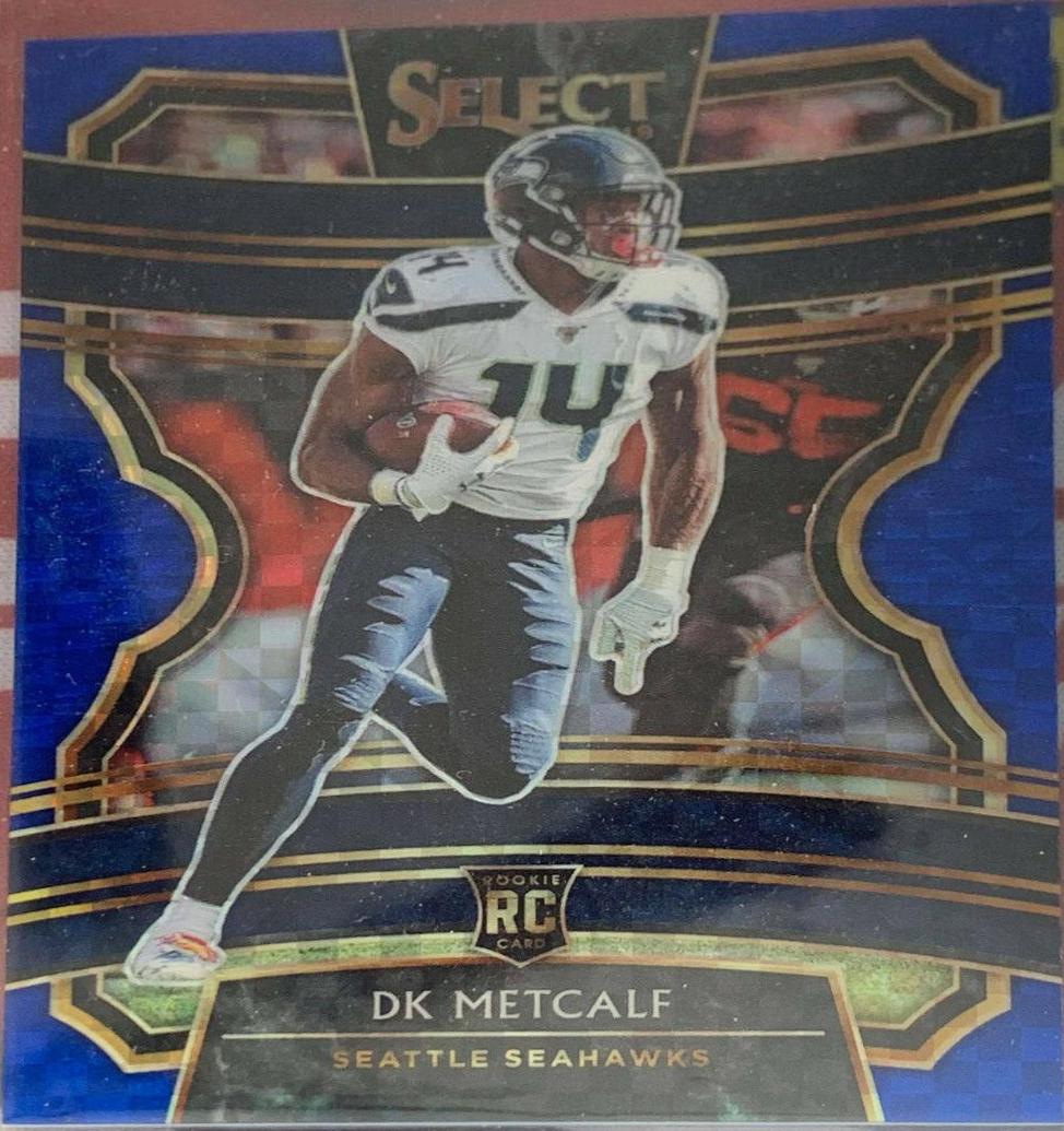 DK Metcalf [Blue Prizm] #37