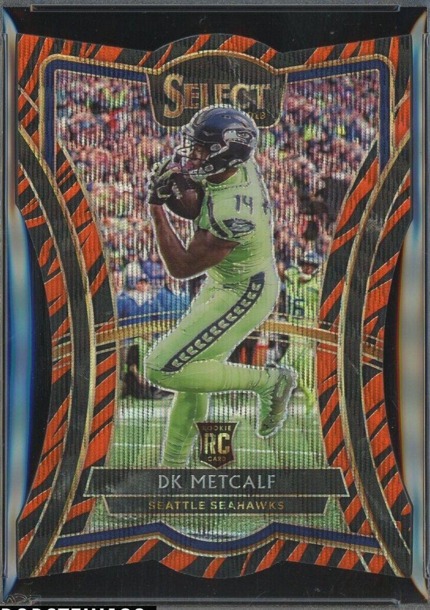 DK Metcalf [Die Cut Tiger Prizm] #182