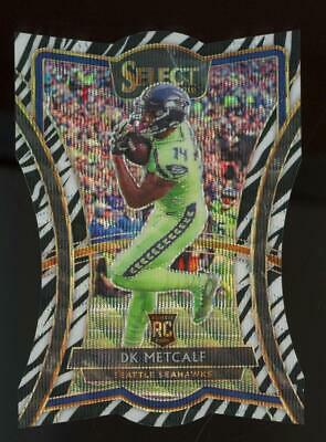 DK Metcalf [Die Cut Zebra Prizm] #182